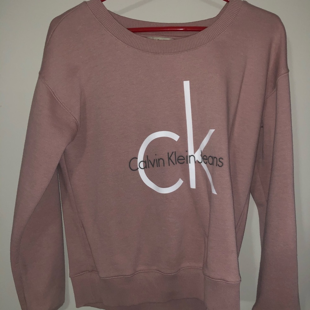 Calvin Klein Pink Logo Sweatshirt